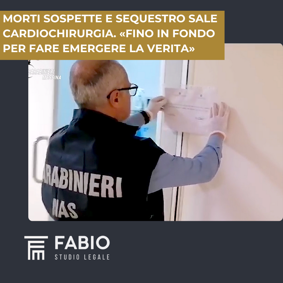 Morti sospette e sequestro sale cardiochirurgia al Papardo. «Fino in fondo per far emergere la verità»