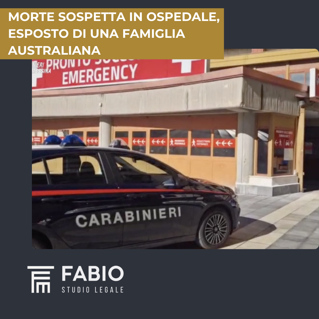 Nuovo caso di morte sospetta al “Papardo”? Famiglia australiana presenta esposto