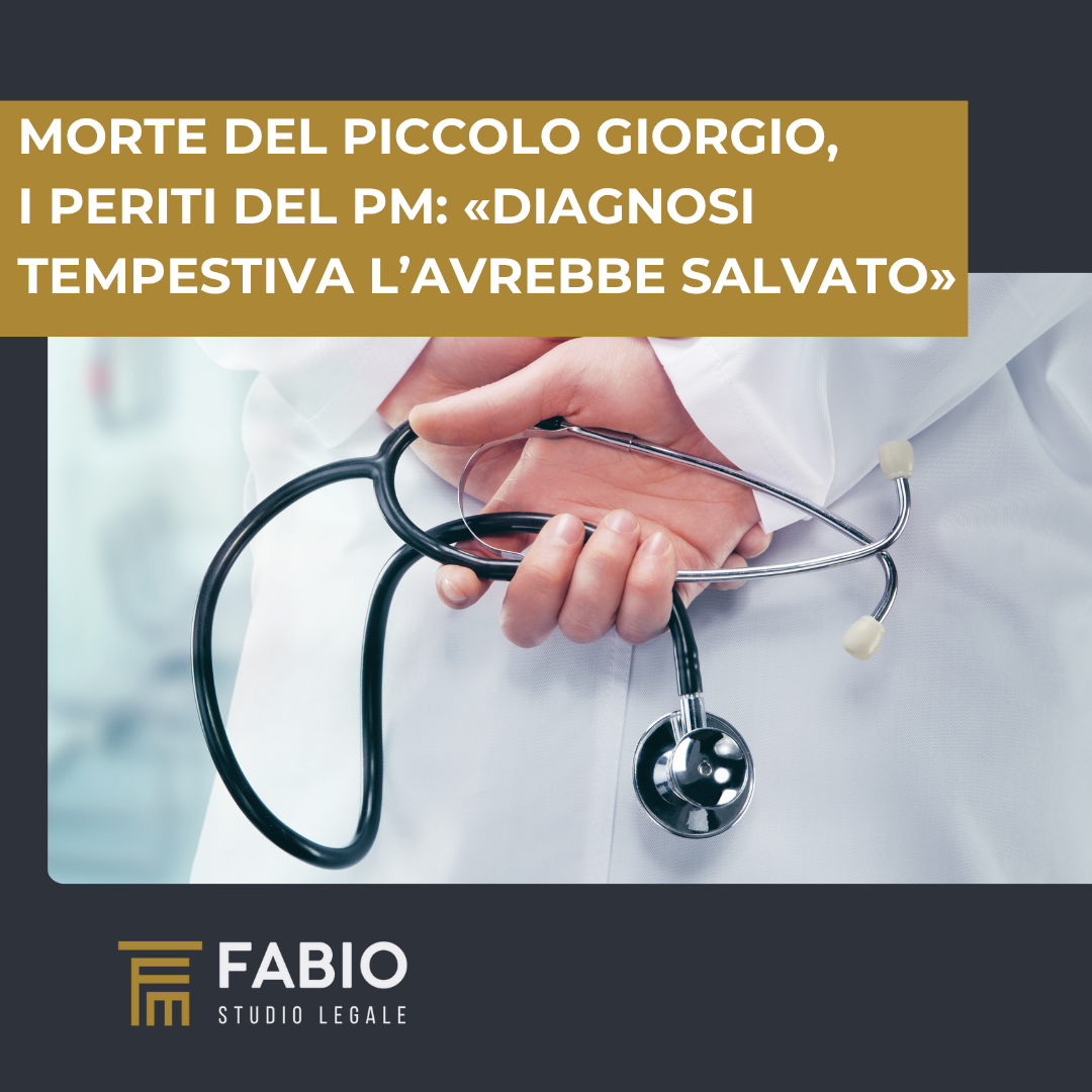 Morte del piccolo Giorgio, in aula i periti del pm: «Diagnosi tempestiva l’avrebbe salvato»